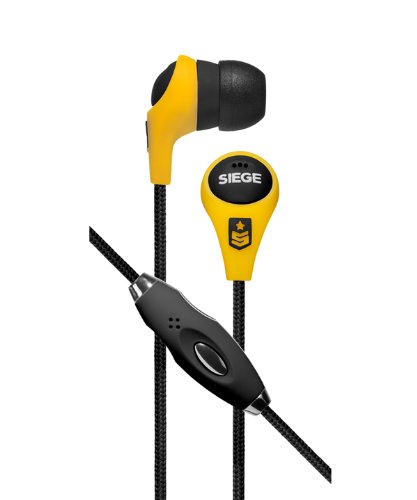 Siege Audio STEALTH V.2 Stereo Ear Buds with Mic (Yellow) ( SIEGE AUDIO Ear Bud Headphone ) รูปที่ 1