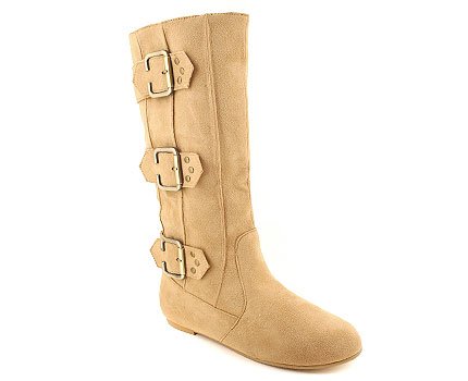 Buckle Tab Riding Boot 10 TAN ( Riding shoe Wild Diva ) รูปที่ 1