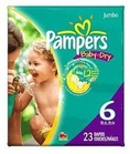 Pampers Baby Dry Diapers Jumbo Pack, Size 6, 92 Count ( Baby Diaper Pampers )