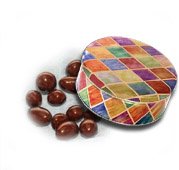 3 lb Raisins Covered in Sugar Free Milk Chocolate Tin - Diamonds ( Catoctin Kettle Korn Chocolate & Fruit ) รูปที่ 1