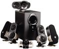 Logitech G51 Surround Sound 5.1 Speaker System (Black) ( Logitech Computer Speaker )