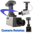 Rotating Imitation Security Camera with LED Light ( Trademark Global CCTV )