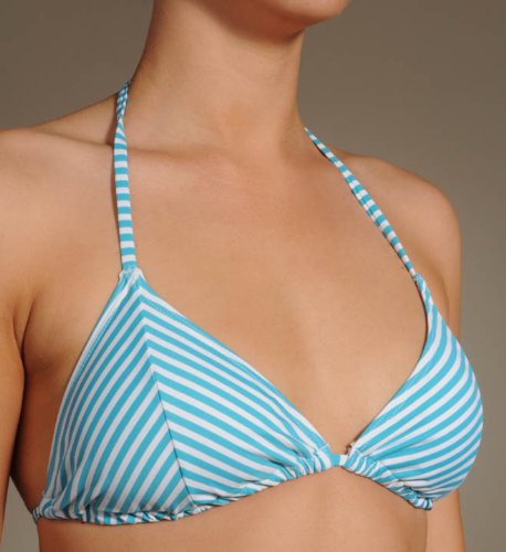 Swimsuit Tommy Bahama Oxford Stripe Sliding Triangle Cup Swim Top (TSW42100T) (Type Two Piece) รูปที่ 1