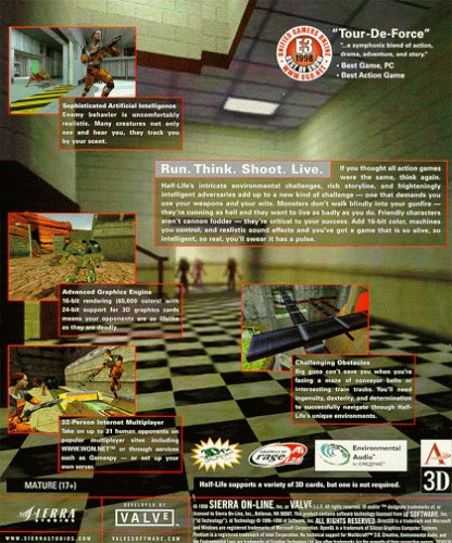 Half-Life Game Shooter [Pc CD-ROM] รูปที่ 3