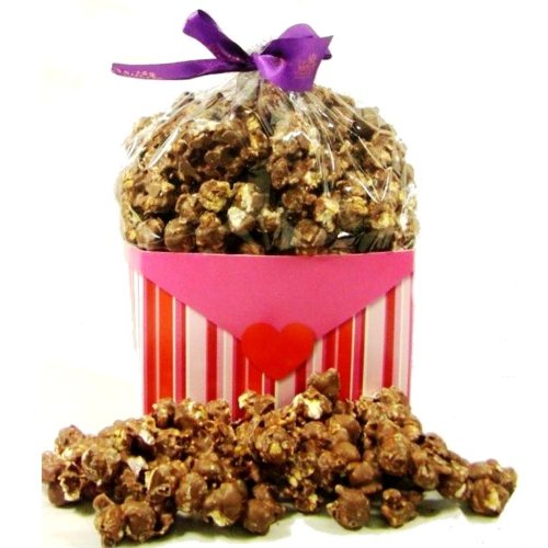 Valentine's Day Chocolate Covered Popcorn Heart Gift ( 3 Sisters Chocolate Chocolate Gifts ) รูปที่ 1