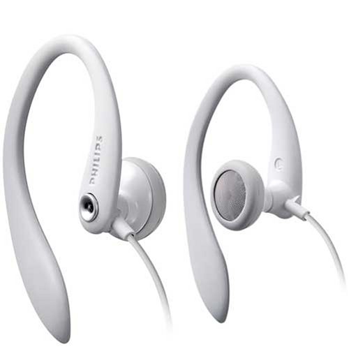 Philips SHS3201/37 Flexible Earhook w/ Bud -White ( Philips Ear Bud Headphone ) รูปที่ 1