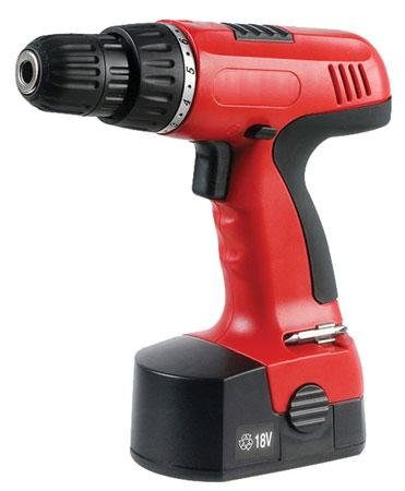 Cordless Drill Driver 18-Volt 900-rpm with Battery, Charger & Tool Bit ( Pistol Grip Drills ) รูปที่ 1