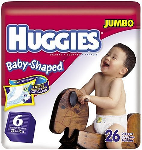 Huggies Baby-Shaped Fit Diapers, Size 6, 26-count ( Baby Diaper Huggies ) รูปที่ 1