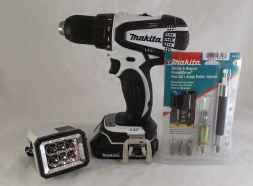 Makita Bundle: 4 Items: Makita LXFD01 18V Li-Ion 1/2