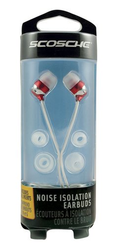 Hi-fi Music Ear Buds - Red ( Scosche Ear Bud Headphone ) รูปที่ 1