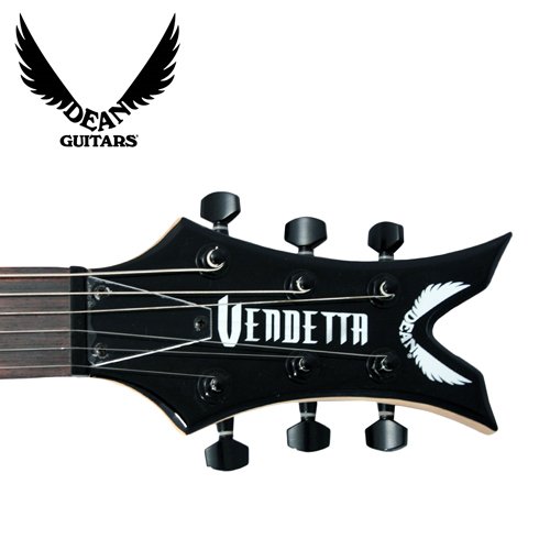 Dean Vendetta XM, Transparent Black Satin (VNXM-TBKS) Electric Guitar with Planet Waves Shredder 12 Pick Sampler Pack & DL125 Coffin Case ( Vendetta XM guitar Kits ) ) รูปที่ 5