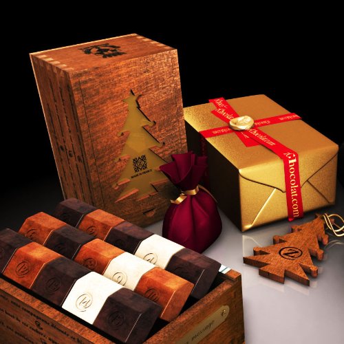 30 pcs Chic & classy Mahogany Chocolate Box With Complementary Customization Options ( zChocolat Chocolate Gifts ) รูปที่ 1
