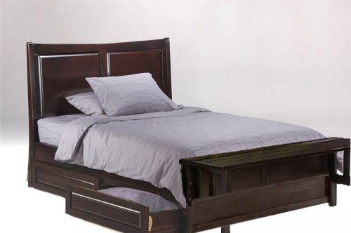 Saffron Full Platform Bed w/ Dark Chocolate Finish (Oak bed) รูปที่ 3