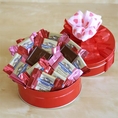 Valentines Tin Chocolate Ghirardelli Gift Idea for Her Gift Idea for Him ( Gift Basket Super Center Chocolate Gifts )