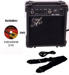 SX RST 3/4 LH White Left Handed 3/4 Size Short Scale Guitar Package with Amp, Carry Bag and Instructional DVD ( SX guitar Kits ) ) รูปที่ 3