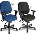EUROTECH 4x4 Multi-Function Task Chairs - Black 