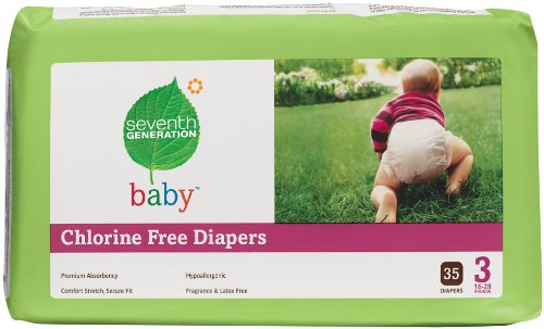 Seventh Generation Chlorine Free Baby Diapers  รูปที่ 1