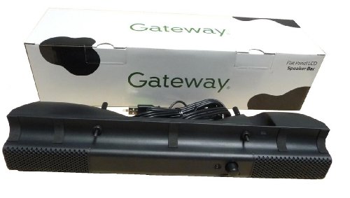 Gateway MultiMedia USB Flat Panel LCD Monitor Speaker Bar System - 2522547R ( Gateway Computer Speaker ) รูปที่ 1