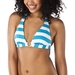 รูปย่อ Swimsuit Xhilaration® Juniors Stripe Halter Swim Top - Blue/White (Type Two Piece) รูปที่1