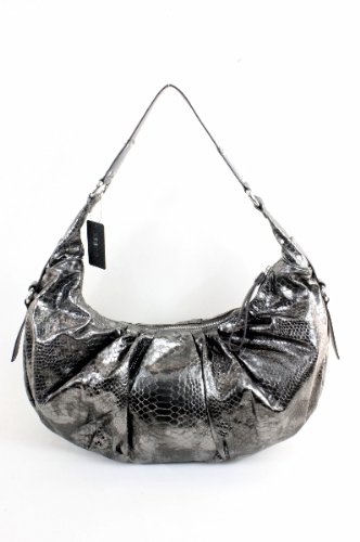Guess Eye Catching Pewter Hobo Handbag Ladies Polyester Handbags ( GUESS Hobo bag  ) รูปที่ 5