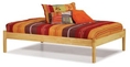 Concord Platform Bed - Full - Open Footboard by Atlantic Furniture 