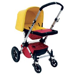 Bugaboo Cameleon Stroller - Dark Grey Base/Orange Canvas Tailored Fabric Set รูปที่ 5