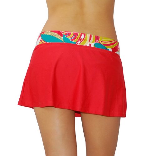 Swimsuit Skye Ladies Soft Mini Swim Skirt & Swimwear Cover-up - Swim Bottom (Type Two Piece) รูปที่ 4