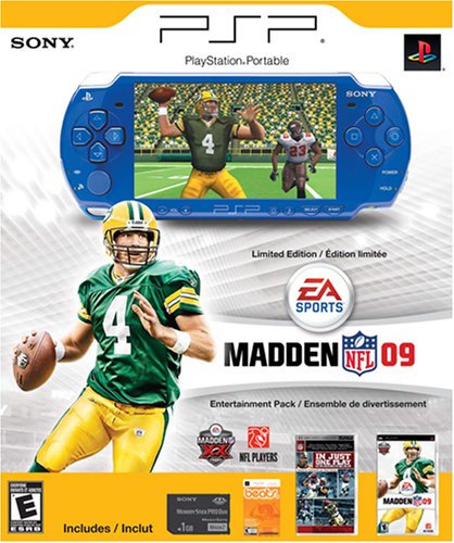 PlayStation Portable Limited Edition Madden NFL 09 Entertainment Pack- Metallic Blue [98893] รูปที่ 1