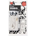 SKULL crossbones MP3 HEADPHONES EAR buds ipod punk NEW ( DCI Ear Bud Headphone )