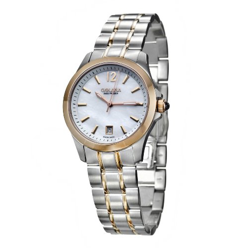 Golana Swiss Women's AU150-2 Aura Two Tone Stainless Steel Dress Watch รูปที่ 1