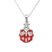 รูปย่อ Sterling Silver Diamond-Accent Red Ladybug Pendant by DiAura ( Amazon.com Collection pendant ) รูปที่1