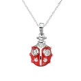 Sterling Silver Diamond-Accent Red Ladybug Pendant by DiAura ( Amazon.com Collection pendant )