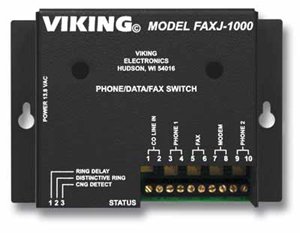 Viking Electronics FaxJack Phone/Fax Switch (Fax Machines & Switches / Fax/Data Switches) รูปที่ 1