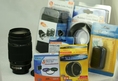Pentax SMC DA-L 55-300mm f/4-5.8 Telephoto Lens Kit With 2X Converter 110-600mm , Set of 3 Filters , Hood , Extended Warranty , Case , Cap Keeper , Cleaning Kit ( Pentax Len )