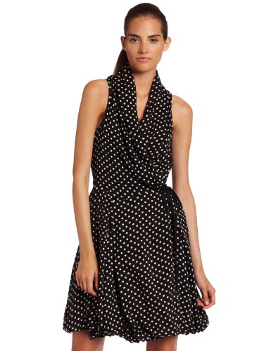 aryn K Women's Classic Polka Dot Dress ( aryn K Night Out dress ) รูปที่ 1