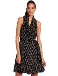 aryn K Women's Classic Polka Dot Dress ( aryn K Night Out dress )