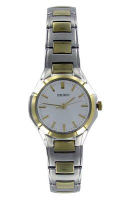 Seiko Dress Ladies Quartz Two Tone Stainless Steel #SRZ358P1 รูปที่ 1