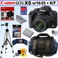 Review Canon EOS Rebel XS - Digital camera - SLR - 10.1 Mpix - Canon EF-S 18-55mm IS lens - optical zoom: 3 x - supported memory: SD, SDHC - black