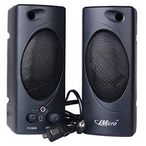 iMicro SP-IMD693 2-Piece Stereo Powered PC Speakers ( iMicro Computer Speaker ) รูปที่ 1