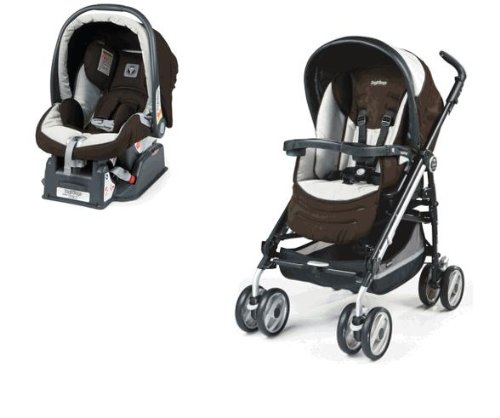 Peg Perego 2011 Primo Viaggio SIP 30/30 Car Seat and Pliko Switch Stroller in Java รูปที่ 1