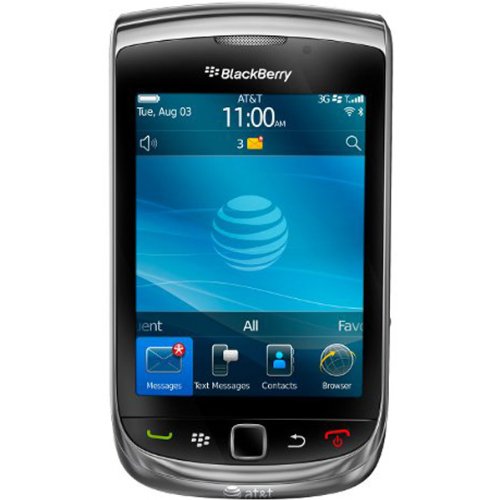 BlackBerry 9800 Torch Unlocked Phone with 5 MP Camera, Full QWERTY Keyboard, 4 GB Internal Storage, and Slider Card Slot Up to 32GB - International Version with No Warranty (Black) ( BlackBerry Mobile ) รูปที่ 1