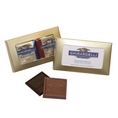 Ghirardelli Chocolate Business Card Gift Box Silver-B2B Business Card ( Ghirardelli Chocolate Gifts )