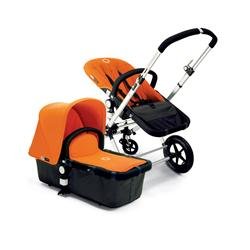 Bugaboo Cameleon Stroller - Dark Grey Base/Orange Canvas Tailored Fabric Set รูปที่ 1