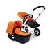 รูปย่อ Bugaboo Cameleon Stroller - Dark Grey Base/Orange Canvas Tailored Fabric Set รูปที่1