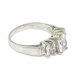 รูปย่อ Classic 5-Stone Engagement Ring w/Brilliant White CZs ( Alljoy ring ) รูปที่2