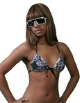 Swimsuit Metal Mulisha Knockout Triangle Top (Type Two Piece)