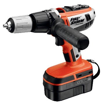 Black and Decker FSX1800HD-2 FireStorm 18 volt Cordless Hammerdrill Kit ( Pistol Grip Drills ) รูปที่ 1