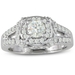 รูปย่อ 1ct Diamond Engagement Ring in 14k White Gold ( SuperJeweler ring ) รูปที่1