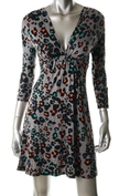 Three Dots Printed Casual Dress BHFO Sale XS ( Three Dots Casual Dress )