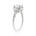 รูปย่อ Sterling Silver CZ Square Bridal Engagement Ring ( SilverSpeck.com ring ) รูปที่3